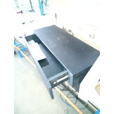 vidaXL Wandschappen 2 st met lade 60x23,5x10 cm MDF zwart