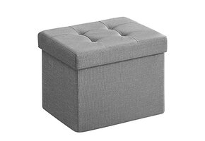 Opbergkist Dove Gray 40x32x31cm met Wieltjes - 49% Korting