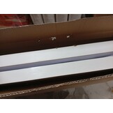 vidaXL Wandschappen zwevend 2 st 120x23,5x3,8 cm MDF wit