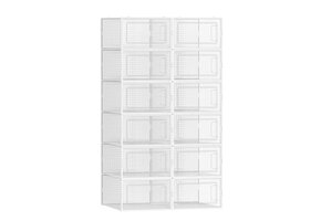 Schoenenopbergers Transparant Wit (Set 12) - 53% Korting