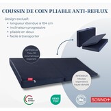 SONNO+ Wigkussen Blauw (30% Korting) - Comfort en Welzijn