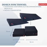 SONNO+ Wigkussen Blauw (30% Korting) - Comfort en Welzijn