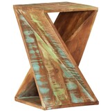 vidaXL Gerecycled Houten Bijzettafel - 35x35x55 cm - 35% Korting!