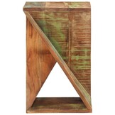 vidaXL Gerecycled Houten Bijzettafel - 35x35x55 cm - 35% Korting!