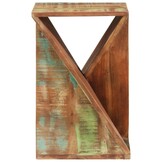 vidaXL Gerecycled Houten Bijzettafel - 35x35x55 cm - 35% Korting!