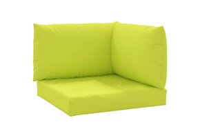 vidaXL Palletkussens 3 stuks - Heldergroen (65% Korting)