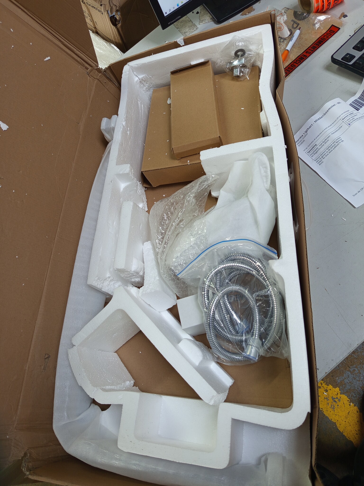 Doucheset met Badkraan & Regendouche - 60% Korting!