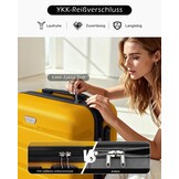 COOLIFE Harde Koffer Trolley Set (L+XL) Citroengeel | 60% Korting