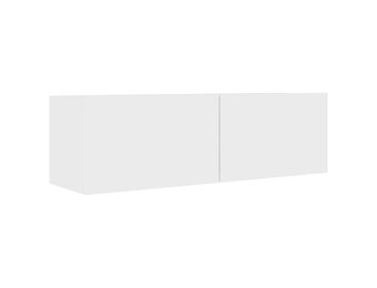 vidaXL TV-meubel Wit Bewerkt Hout - 60% Korting