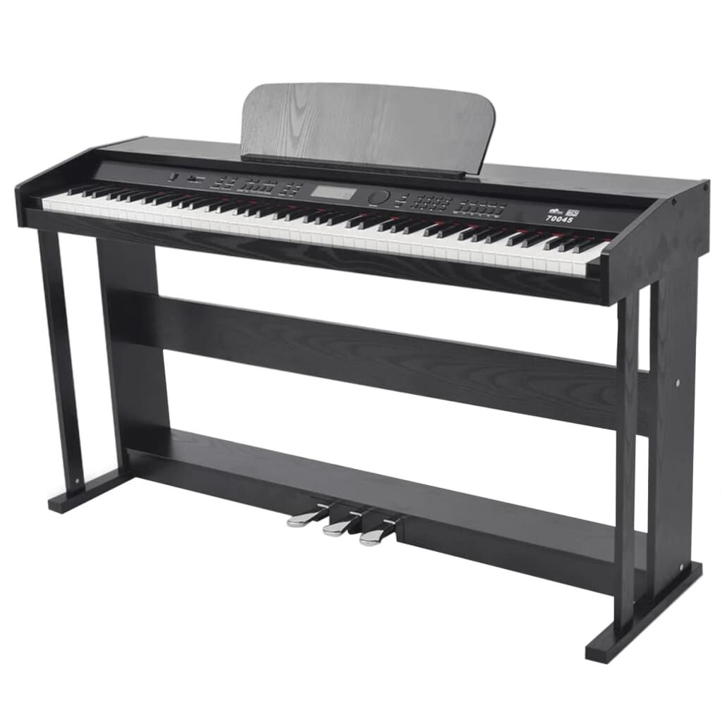 vidaXL Digitale Piano 88 Toetsen Zwart | -35%