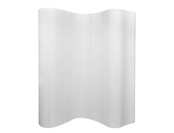 vidaXL Kamerscherm Bamboe Wit - 250x165 cm - 41% Korting