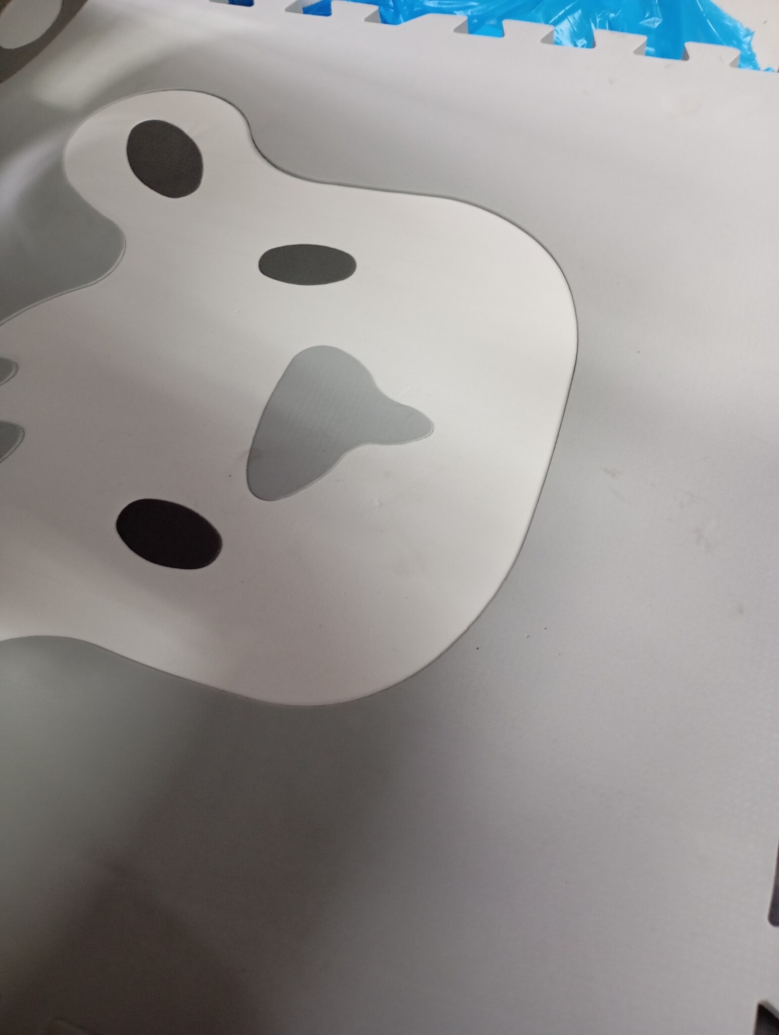 Foam Puzzel Speelmat Grijze Dieren 180x180cm - 55% Korting!