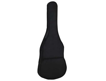 vidaXL Gitaartas voor 3/4 klassieke gitaar 94x35 cm stof zwart