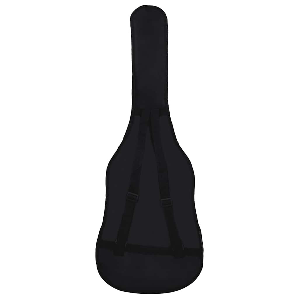 vidaXL Gitaartas voor 3/4 klassieke gitaar 94x35 cm stof zwart