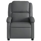 vidaXL Fauteuil Kunstleer Grijs - 35% Korting!