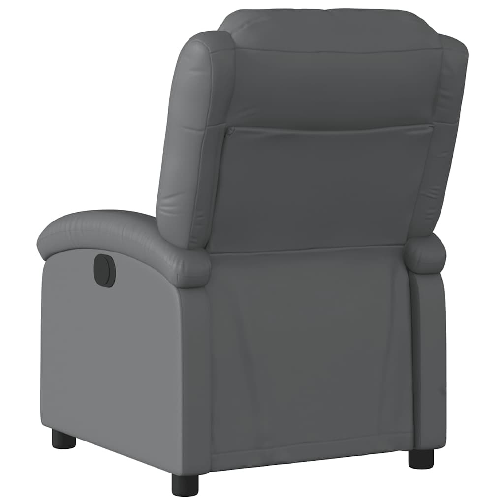 vidaXL Fauteuil Kunstleer Grijs - 35% Korting!