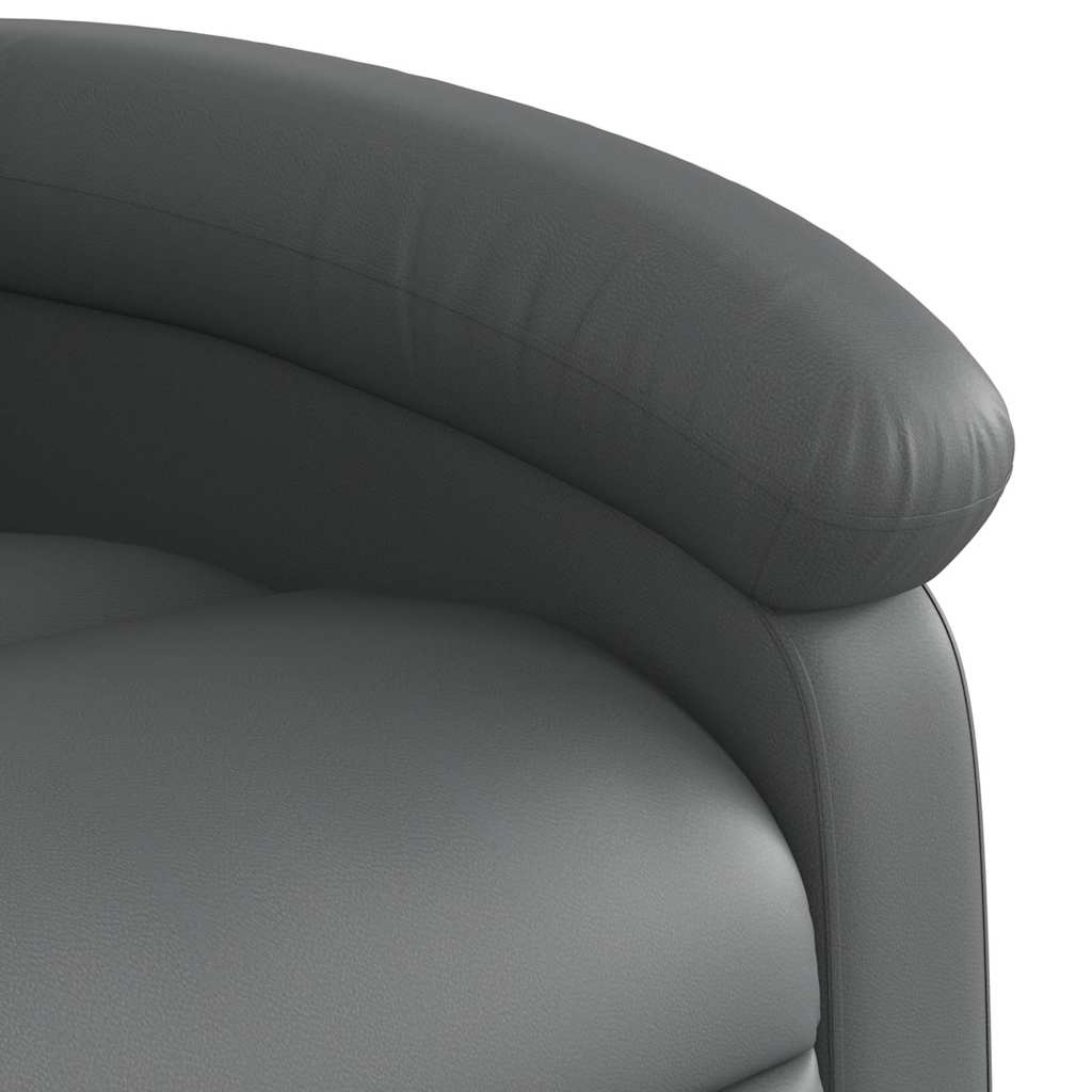 vidaXL Fauteuil Kunstleer Grijs - 35% Korting!