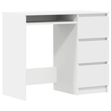 vidaXL Bureau Wit 90x45x76 cm - 35% Korting!