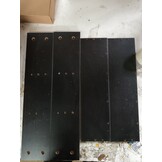 vidaXL Opbergtrolley smal - Bewerkt Hout Zwart - 55% Korting!