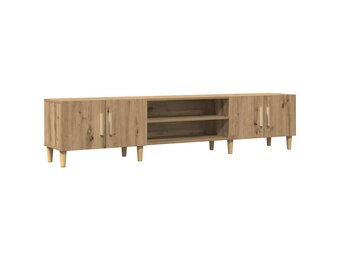 vidaXL TV-meubel 180cm Artisanaal Eiken - 30% Korting