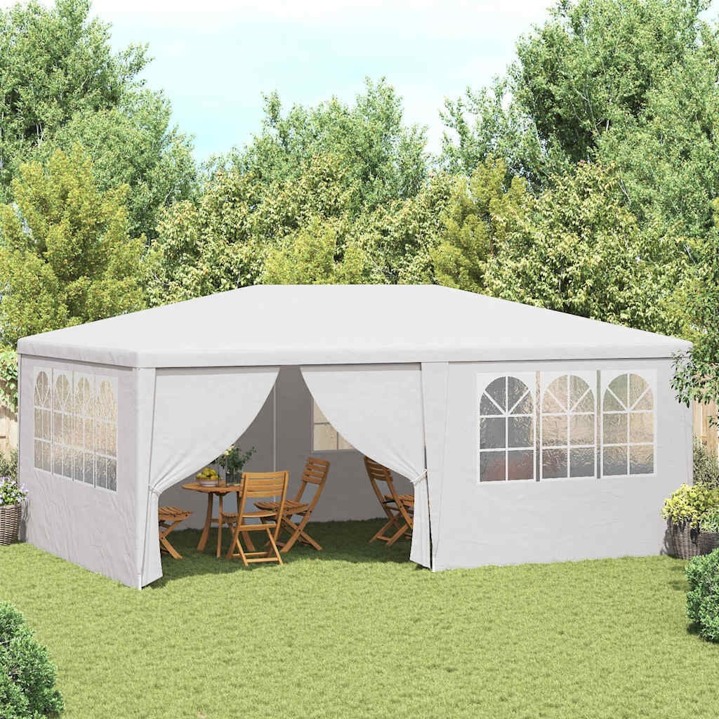 vidaXL Partytent met Zijwanden - 4x6m Wit | Nu met 55% Korting!