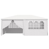 vidaXL Partytent met Zijwanden - 4x6m Wit | Nu met 55% Korting!