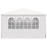vidaXL Partytent met Zijwanden - 4x6m Wit | Nu met 55% Korting!