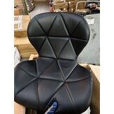 Bureaustoel AVOLA - Ergonomisch ECO-leer - Zwart - 35% korting!