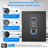 Grote Vuurvaste Kluis 45L - Inclusief Brandveilige Documententas - 35% Korting!