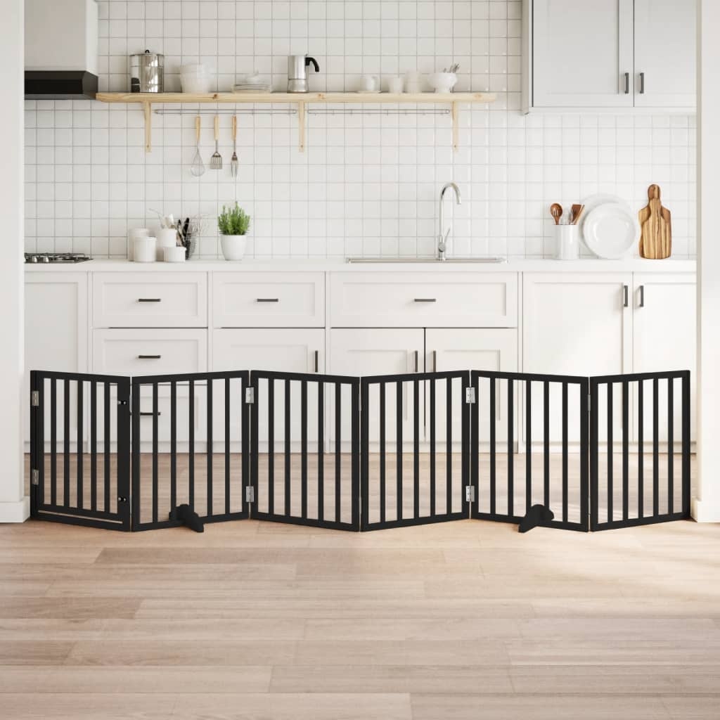 vidaXL Hondenhek Inklapbaar (35% korting) - 300 cm Zwart