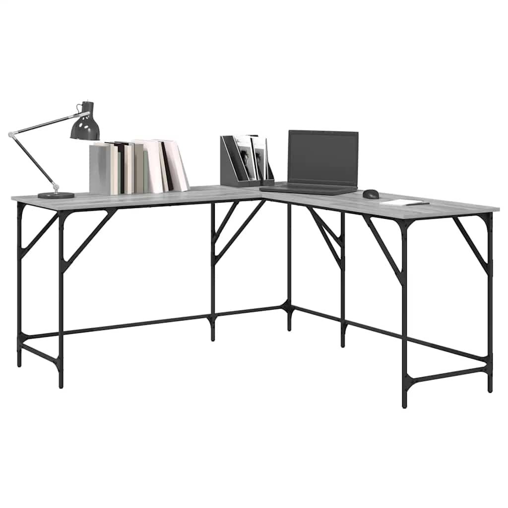 vidaXL L-Bureau 149x149x75 cm Sonoma Eiken - 59% Korting