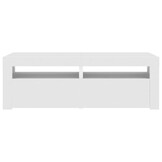 vidaXL TV-meubel Wit met LED (120cm) - 53% Korting!