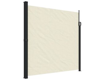 vidaXL Uittrekbaar Windscherm 200x300 cm Crème - 62% Korting!
