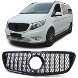 Autogrille Mercedes Vito W447 14-19 Zwart Glanzend - 60% Korting!