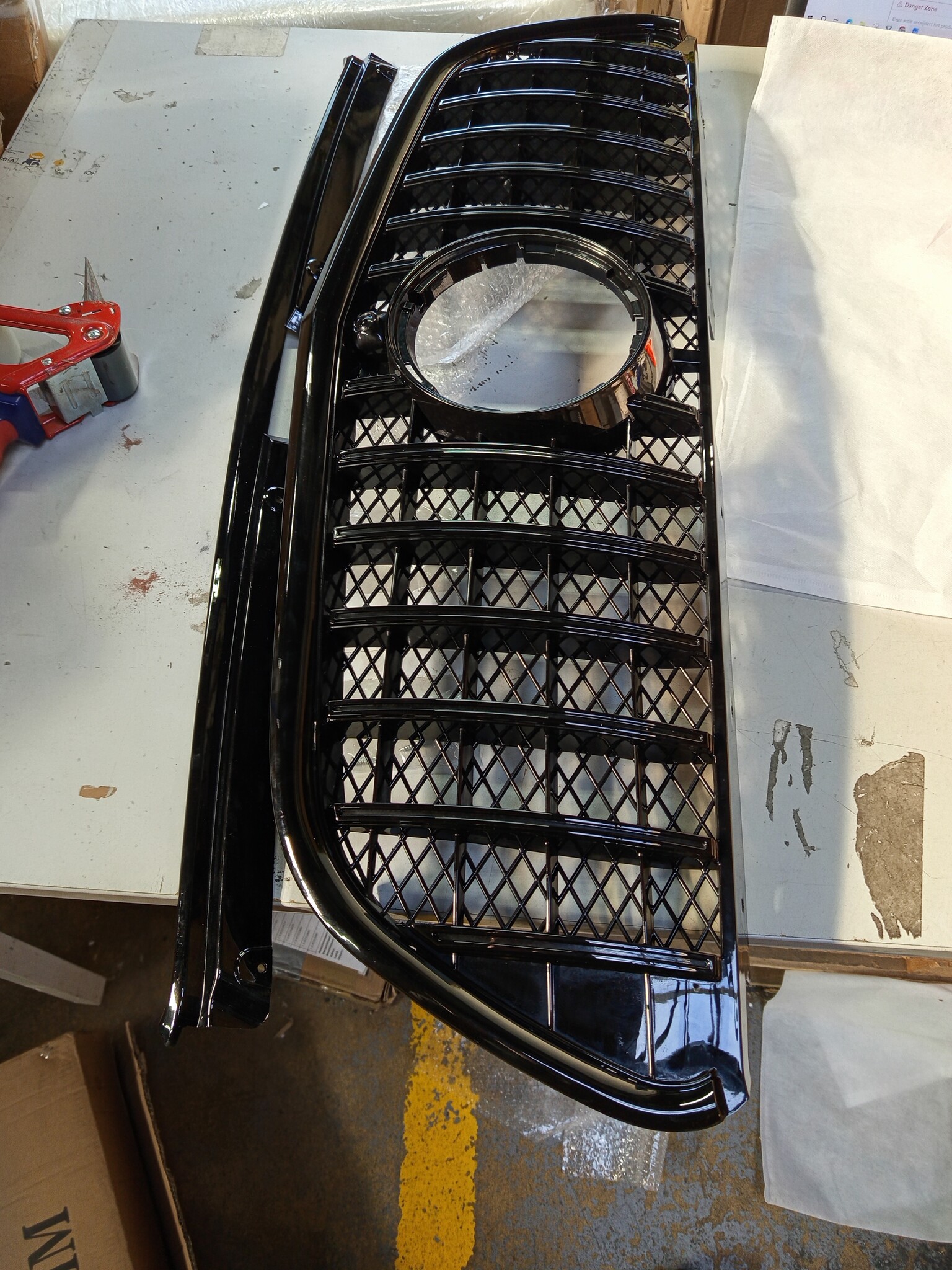 Autogrille Mercedes Vito W447 14-19 Zwart Glanzend - 60% Korting!
