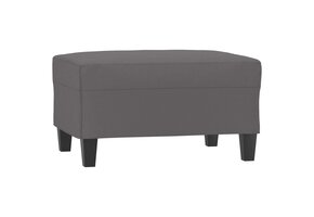 VidaXL Voetenbank 70x55x41 cm Kunstleer Grijs - 35% Korting