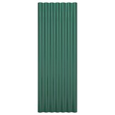 vidaXL Dakpanelen Groen - 12 stuks - 35% Korting!