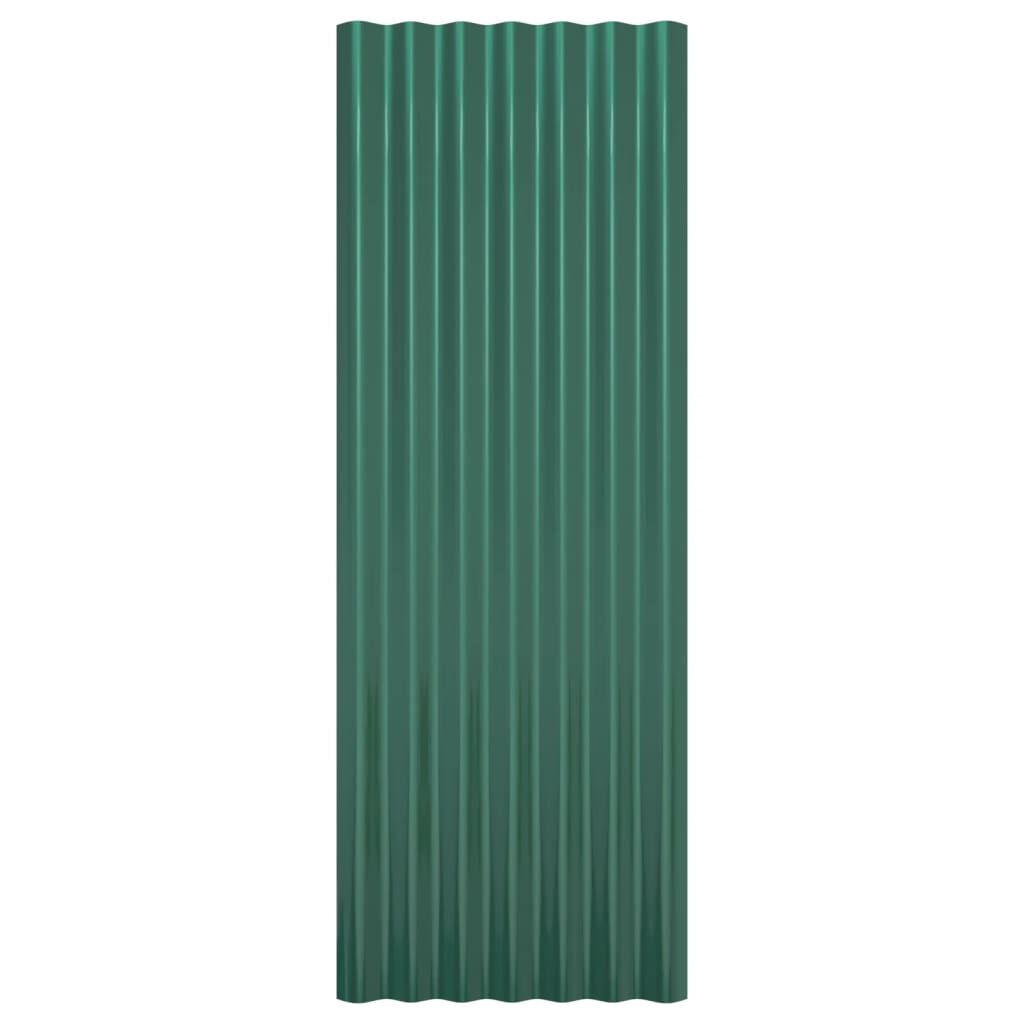 vidaXL Dakpanelen Groen - 12 stuks - 35% Korting!