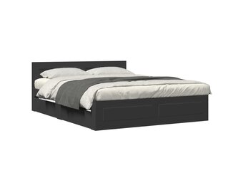 vidaXL Bedframe Zwart 160x200 cm (retour) - 55% Korting!