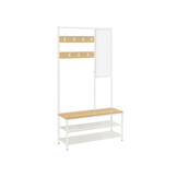 VASAGLE Kapstok met Schoenopslag & Spiegel - 55% Korting