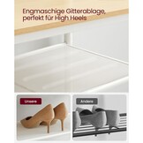 VASAGLE Kapstok met Schoenopslag & Spiegel - 55% Korting