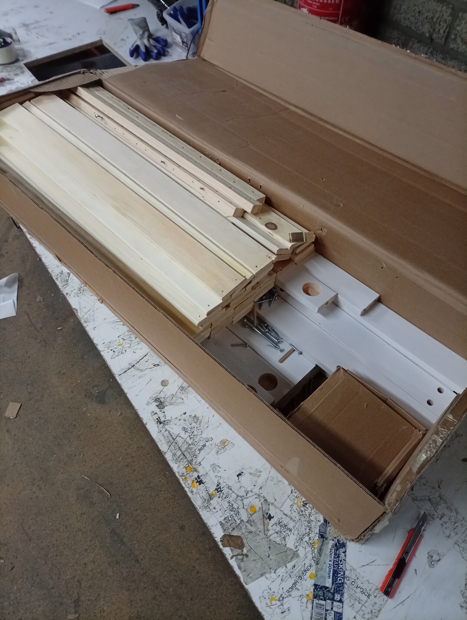 vidaXL Stapelbed Grenenhout Wit | 75x190 cm | 60% Korting