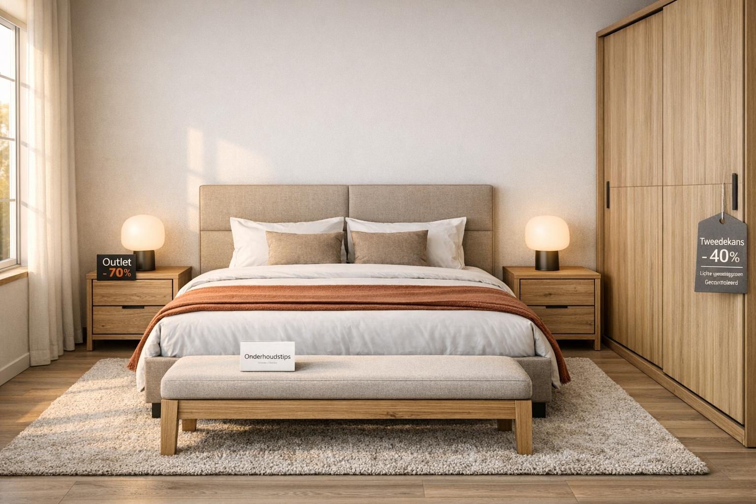 Complete slaapkamer kopen met korting: outlet & tweedekans tips