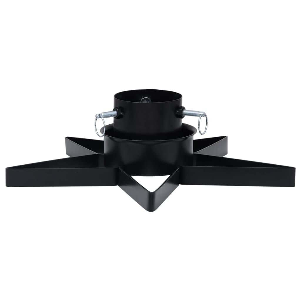 vidaXL Kerstboomstandaard 47x47x13,5 cm zwart