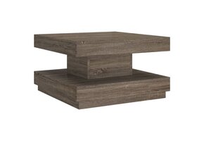 vidaXL Salontafel MDF Grijs (60x60x35 cm) - 76% Korting
