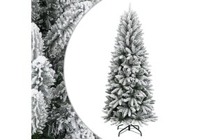 VidaXL Kunstkerstboom met Sneeuw 150 cm - 57% Korting!