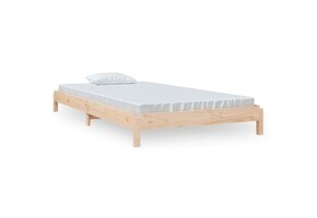 vidaXL Stapelbaar Bed 90x200 cm Massief Grenenhout - 54% Korting!