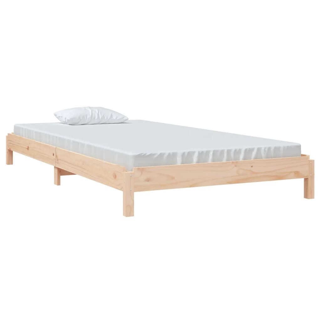 vidaXL Stapelbaar Bed 90x200 cm Massief Grenenhout - 54% Korting!