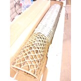 vidaXL Kaarsenhouders 3 st wicker grijs