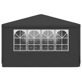 vidaXL Partytent met zijwanden professioneel 90 g/m² 4x6 m antraciet